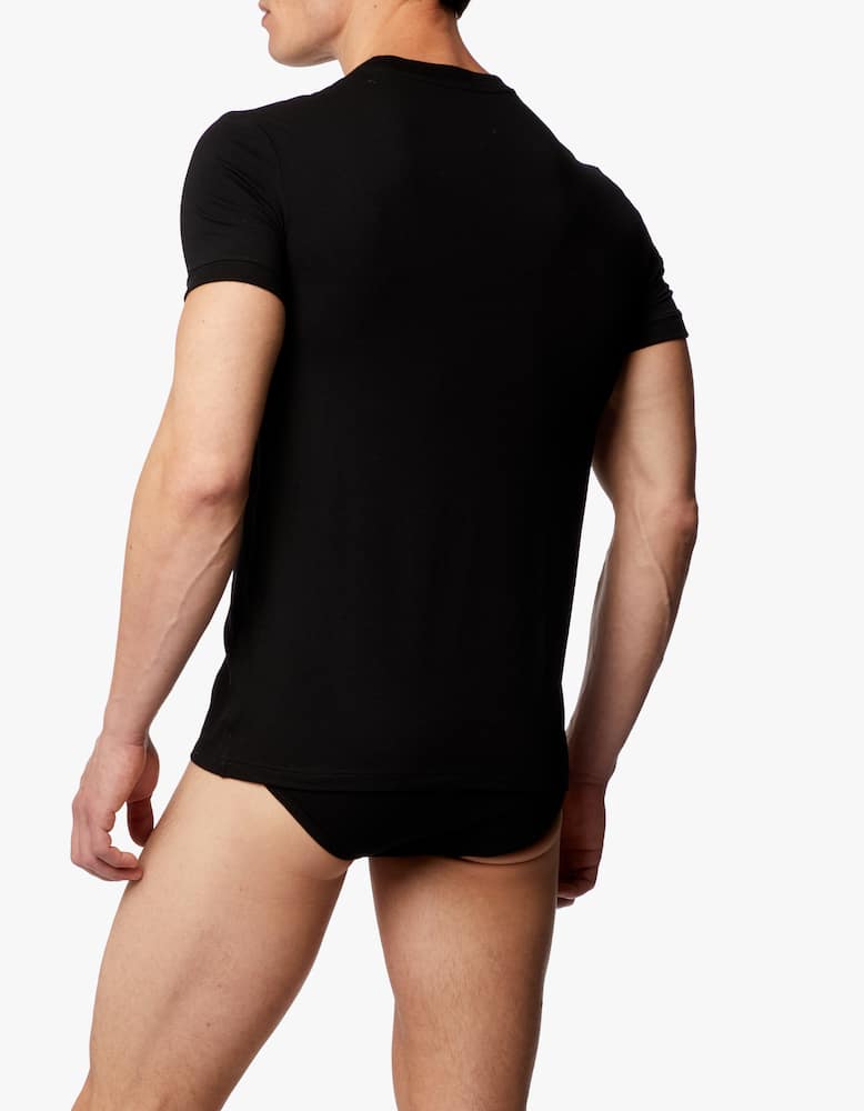 Dolce & Gabbana T-shirt girocollo in cotone stretch - immagine 3 Dolce & Gabbana T-shirt girocollo in cotone stretch - immagine 3