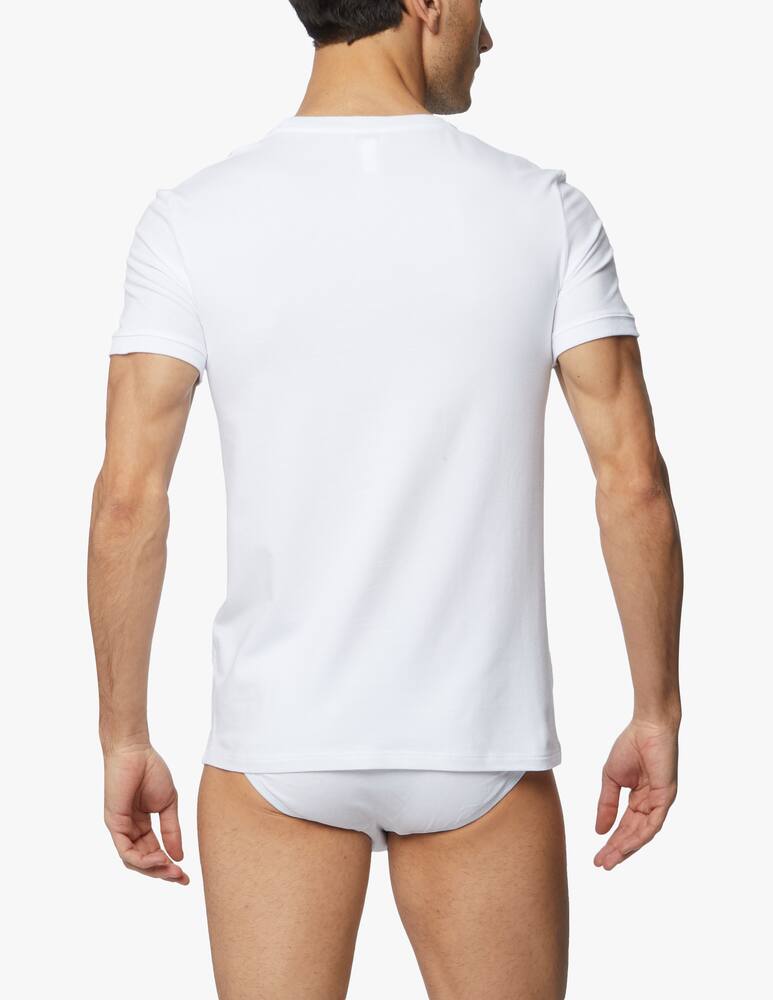 rinascente Dolce & Gabbana Crew neck t-shirt in stretch cotton 