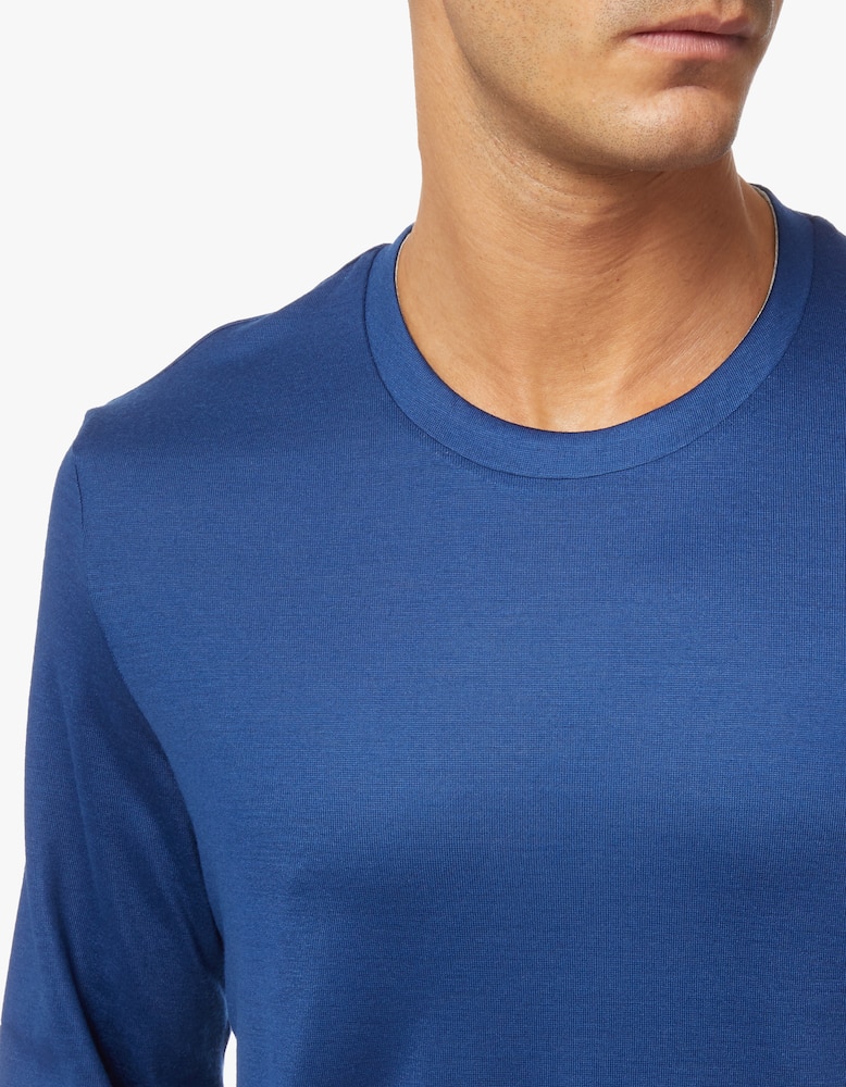 rinascente Sease Virgin wool and cotton double faced sweater