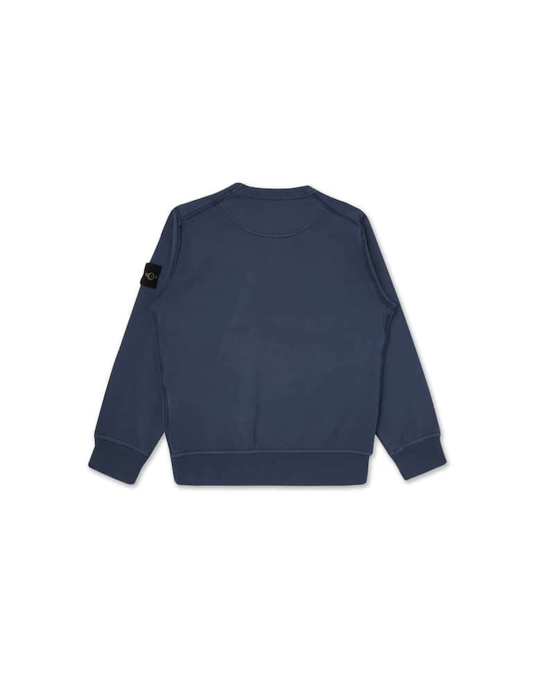rinascente Stone Island Junior Felpa girocollo in cotone - Blu