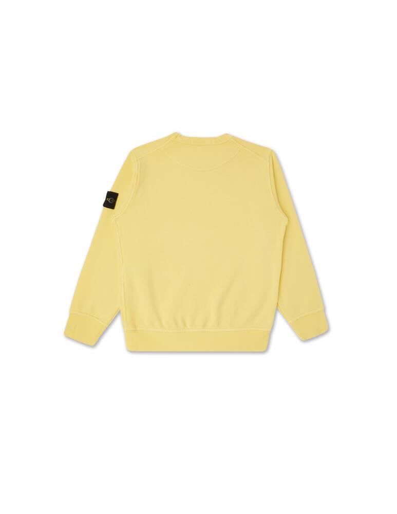 rinascente Stone Island Junior Felpa girocollo in cotone - Giallo
