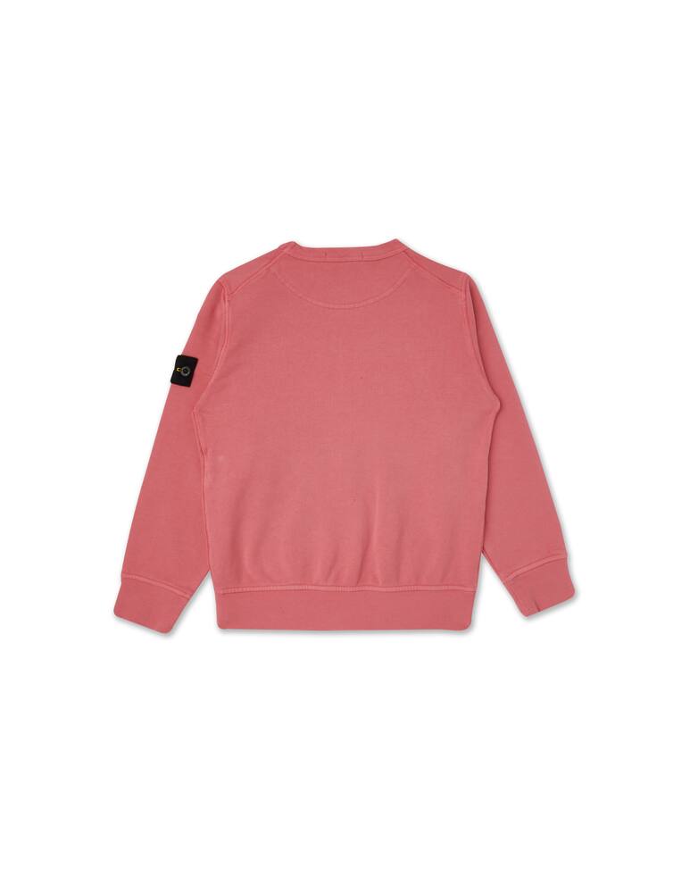rinascente Stone Island Junior Felpa girocollo in cotone - Rosa