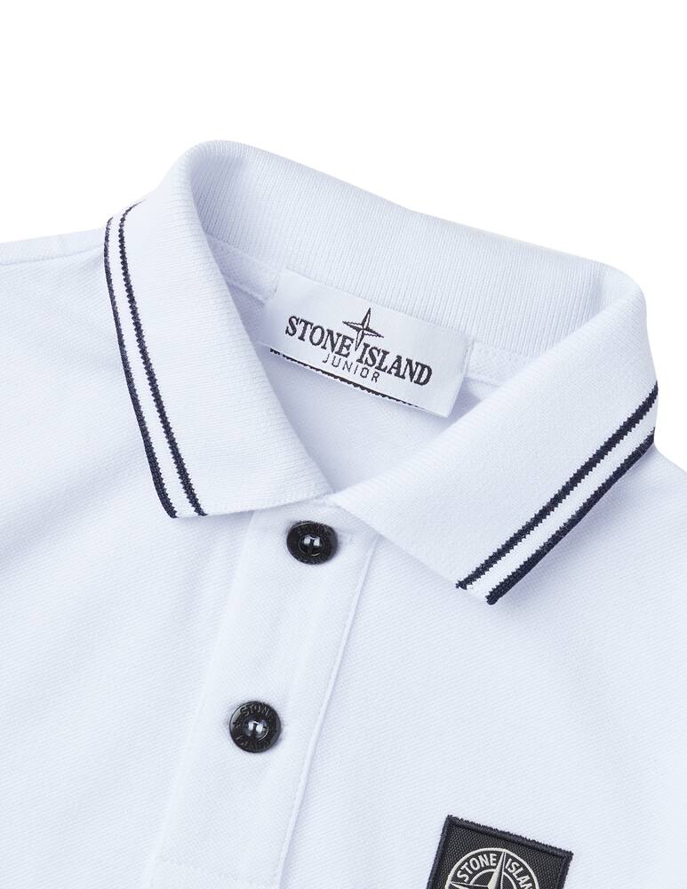 rinascente Stone Island Junior Short sleeve polo shirt - Bianco