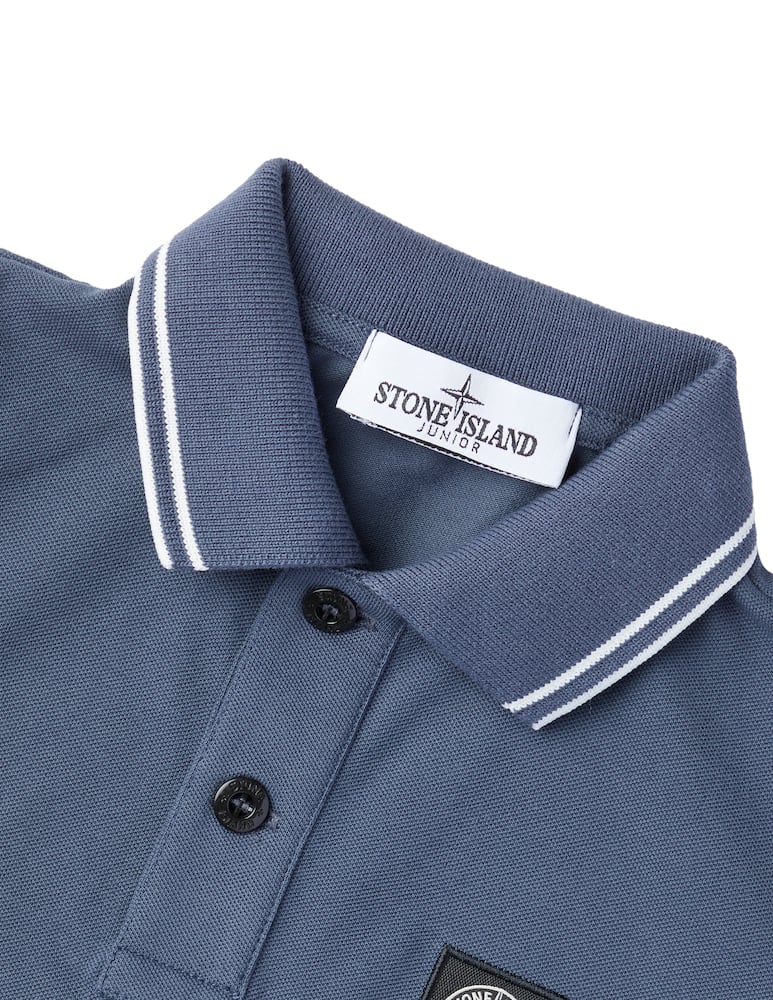 rinascente Stone Island Junior Polo manica corta - Blu