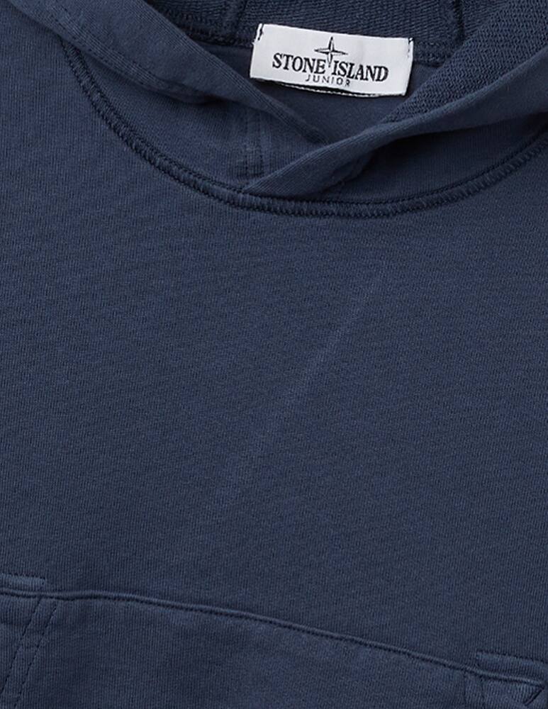 rinascente Stone Island Junior Felpa girocollo in cotone - Blu