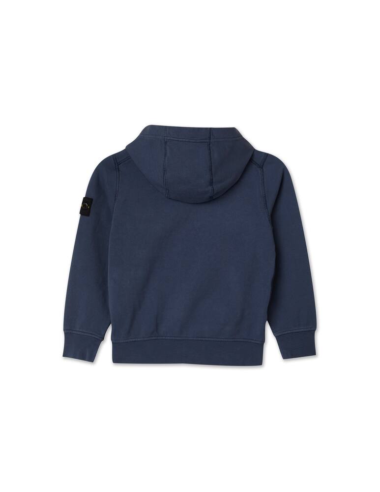 rinascente Stone Island Junior Felpa girocollo in cotone - Blu