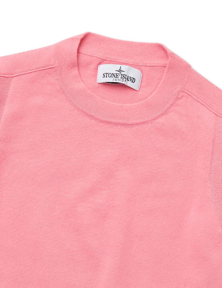 rinascente Stone Island Junior Cotton knit sweater - Rosa