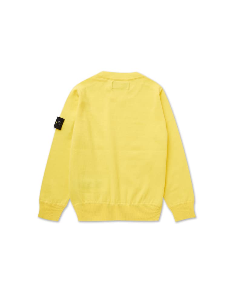 rinascente Stone Island Junior Cotton knit sweater - Giallo