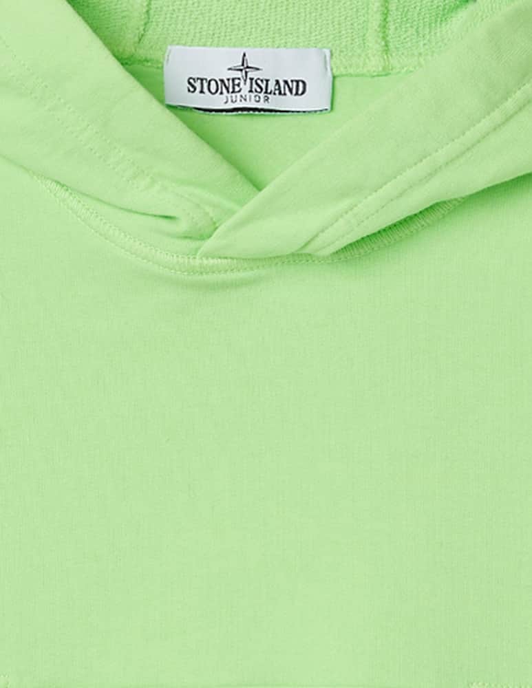 rinascente Stone Island Junior Felpa girocollo in cotone - Verde