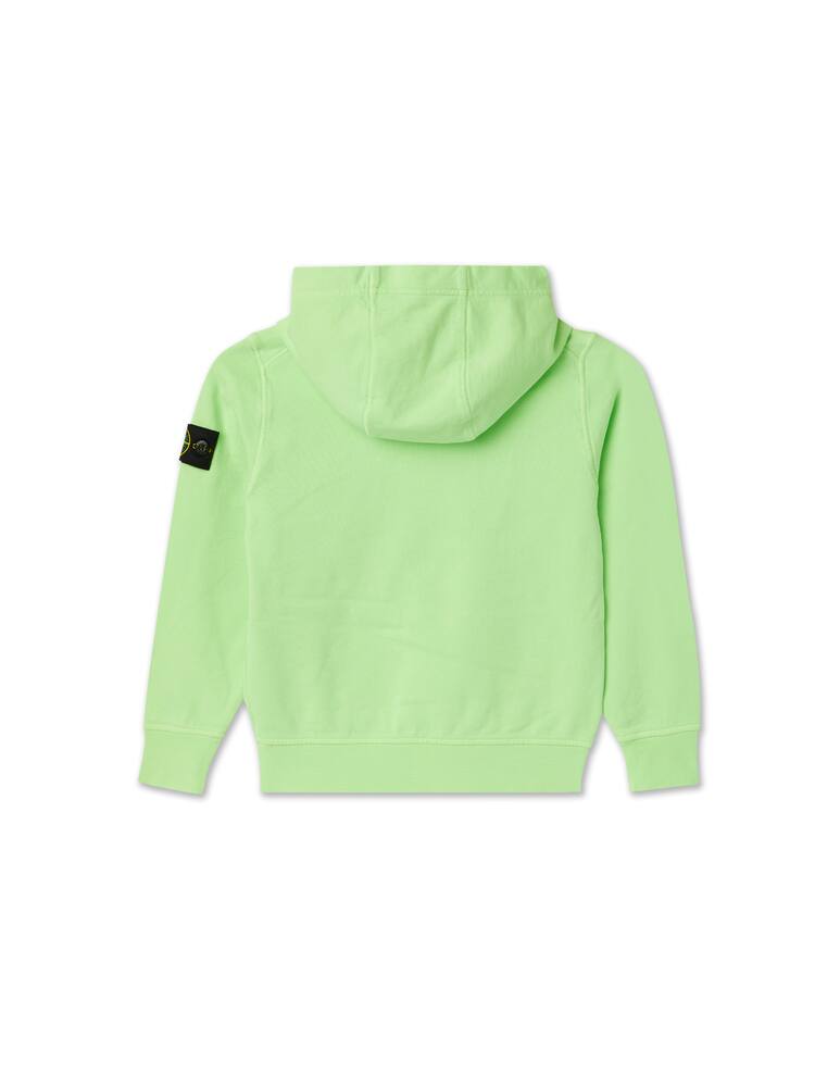 rinascente Stone Island Junior Felpa girocollo in cotone - Verde