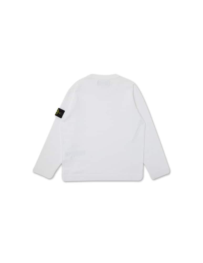 rinascente Stone Island Junior Maglione in cotone - Bianco