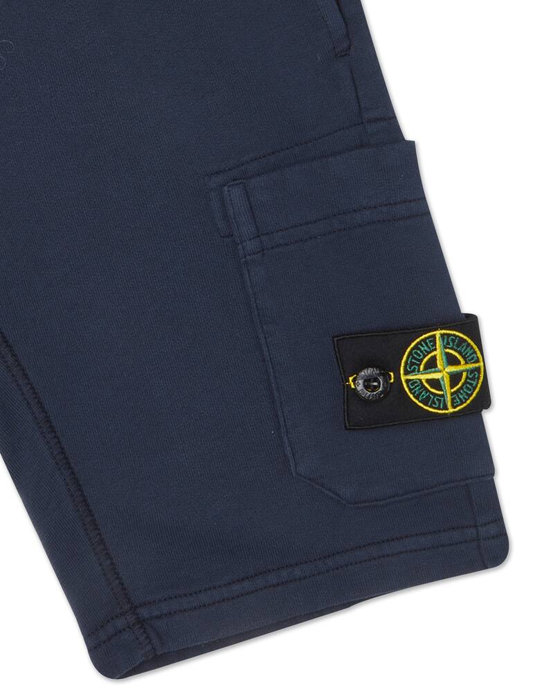 rinascente Stone Island Junior Fleece short pants - Blu