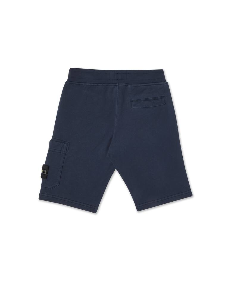 rinascente Stone Island Junior Fleece short pants - Blu