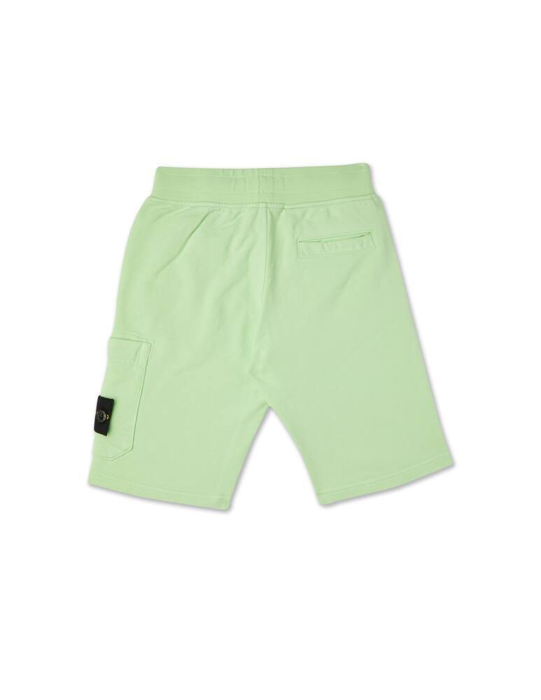 rinascente Stone Island Junior Fleece short pants - Verde