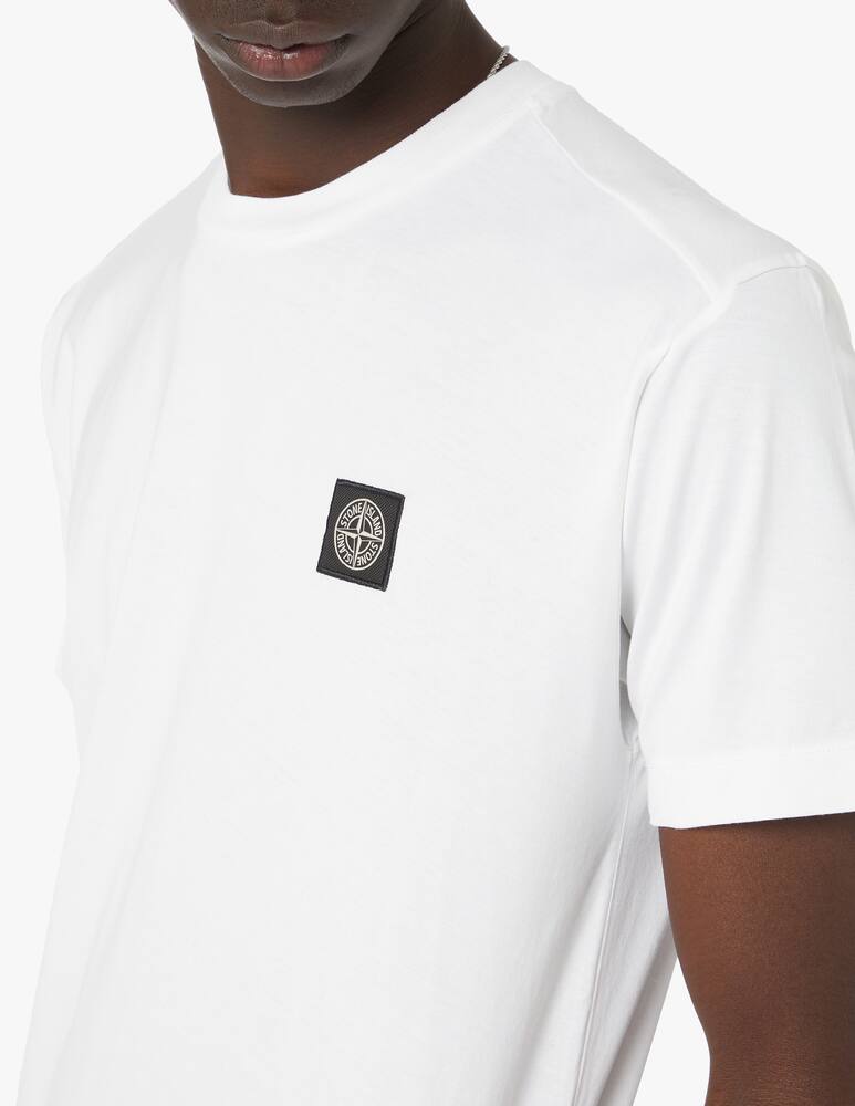 rinascente Stone Island Patch basic t-shirt - white