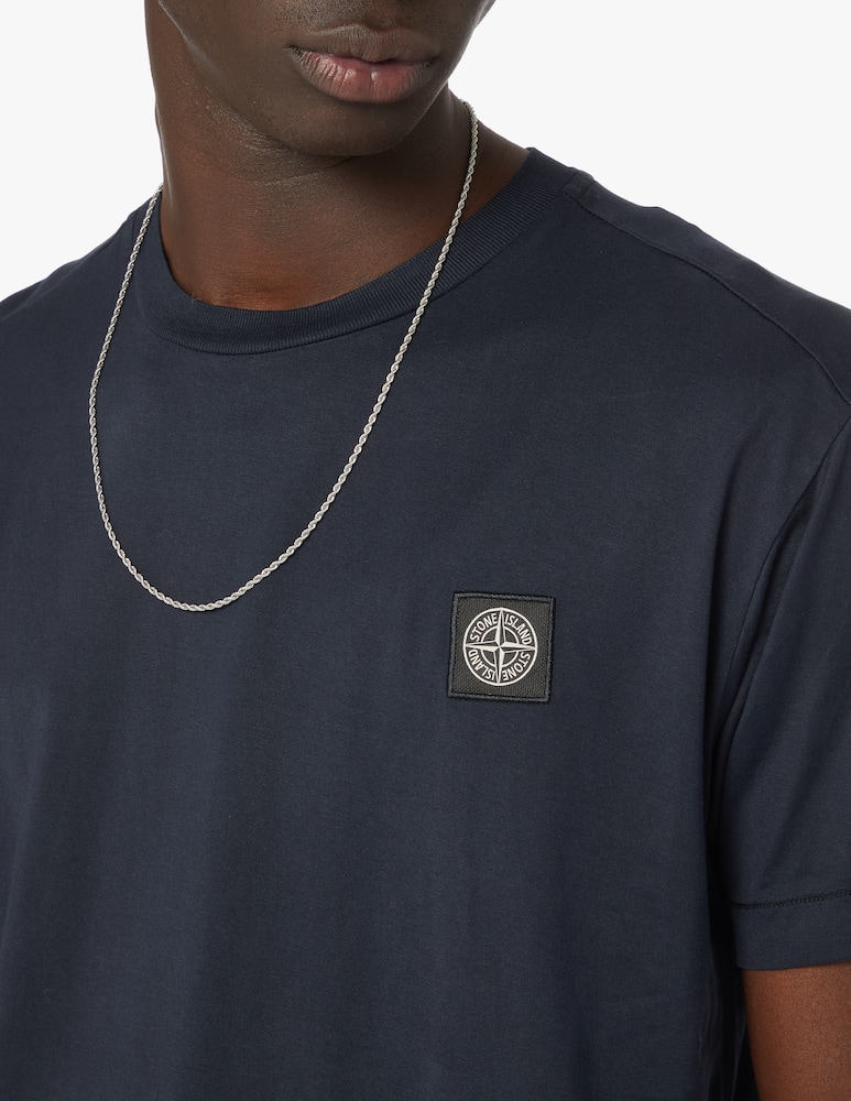 rinascente Stone Island Maglietta basica patch - blu