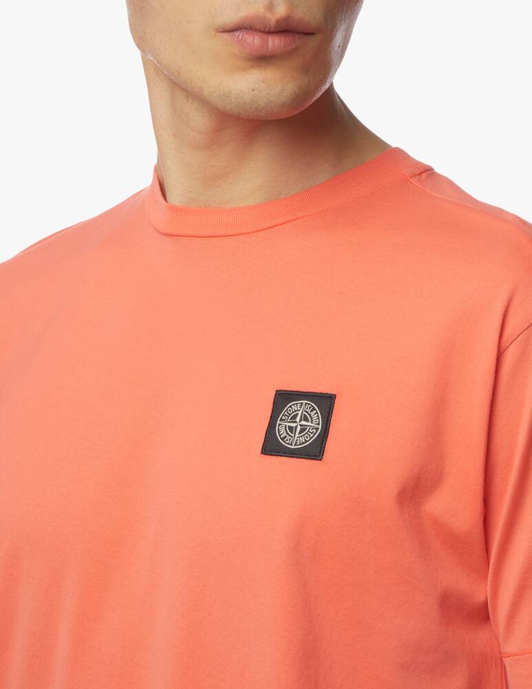 rinascente Stone Island Patch basic t-shirt - orange
