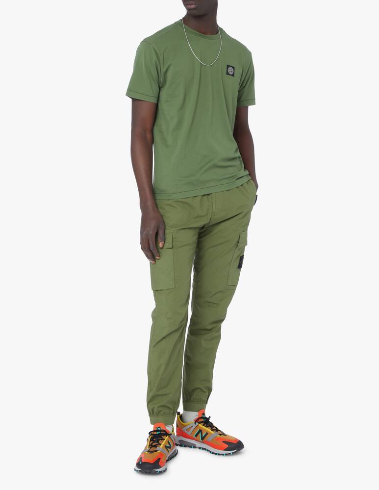 rinascente Stone Island Maglietta basica patch - oliva