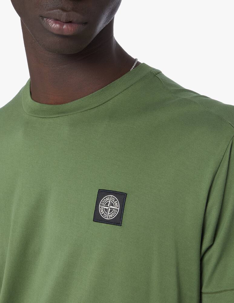 rinascente Stone Island Maglietta basica patch - oliva