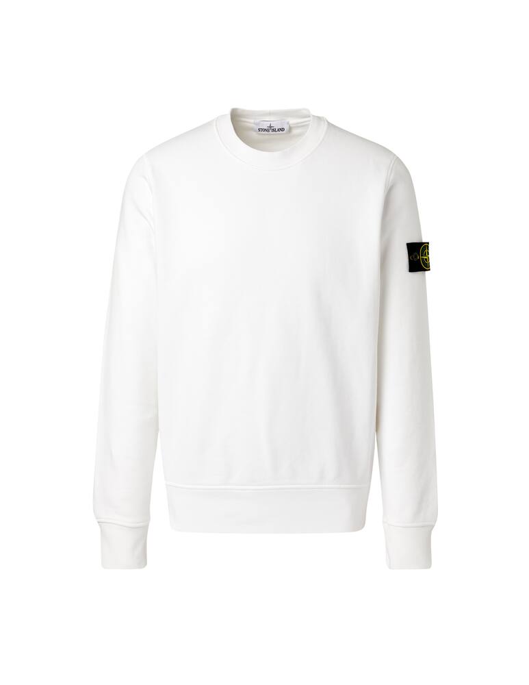rinascente Stone Island Felpa girocollo basic - bianco