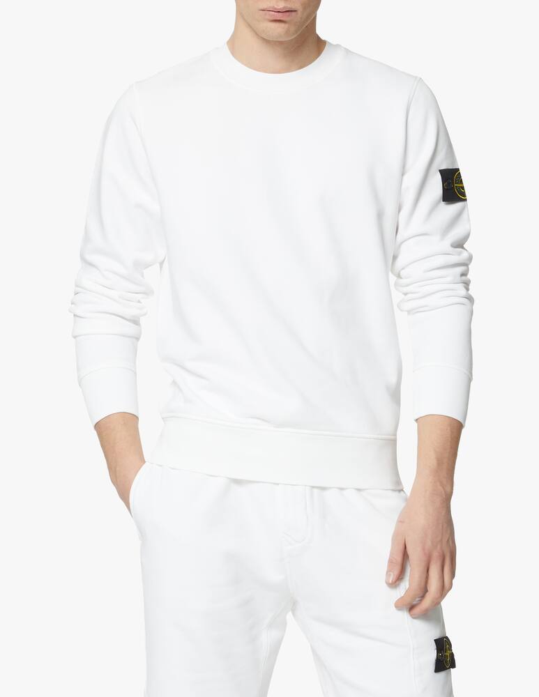 Stone Island Basic roundneck sweatshirt - white - picture 1