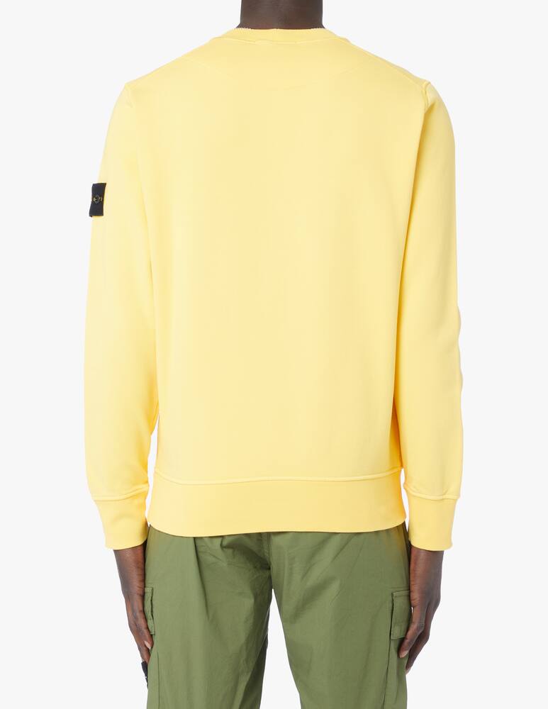 rinascente Stone Island Felpa girocollo basic - giallo