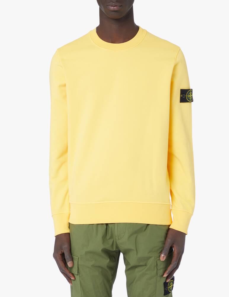 rinascente Stone Island Felpa girocollo basic - giallo