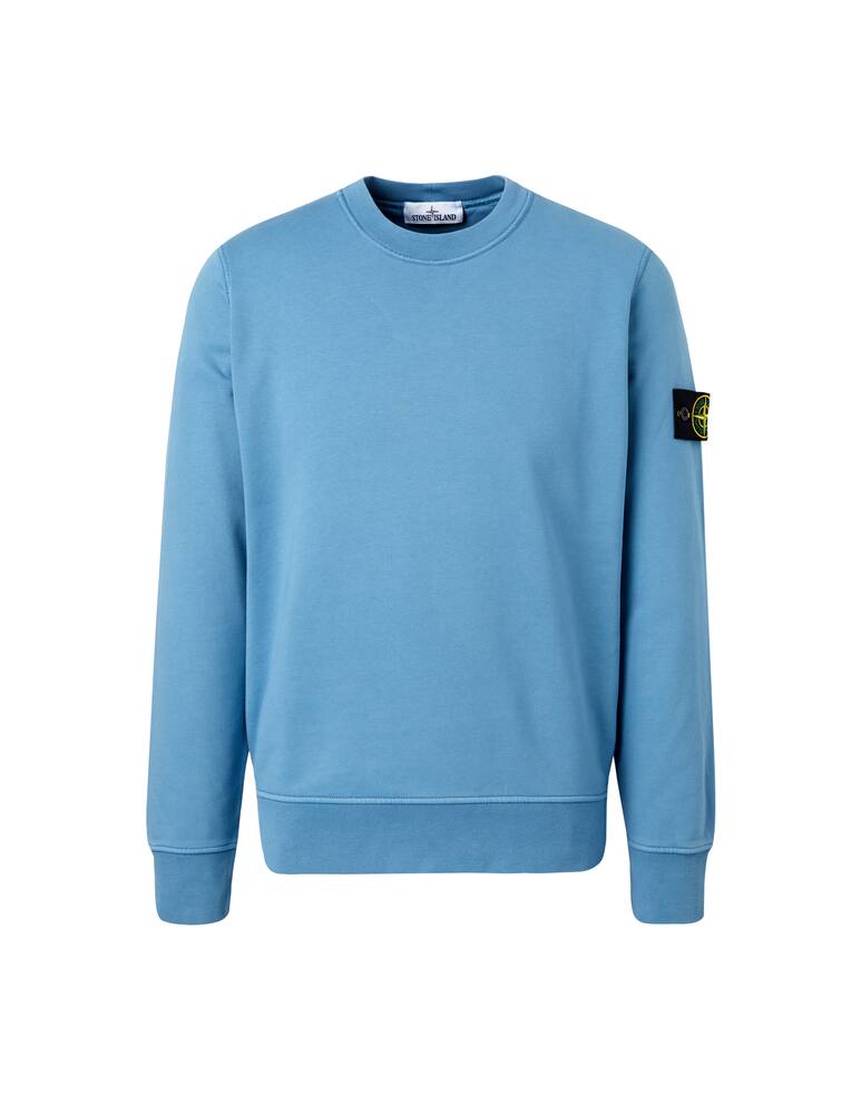 Stone Island Basic roundneck sweatshirt - light blue - picture 6 Stone Island Basic roundneck sweatshirt - light blue - picture 6
