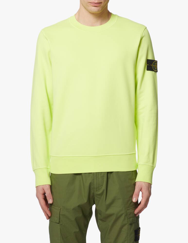 rinascente Stone Island Felpa girocollo basic - verde