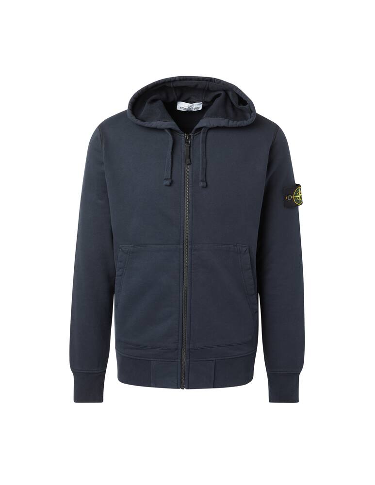 rinascente Stone Island Fzip hoodie - blue