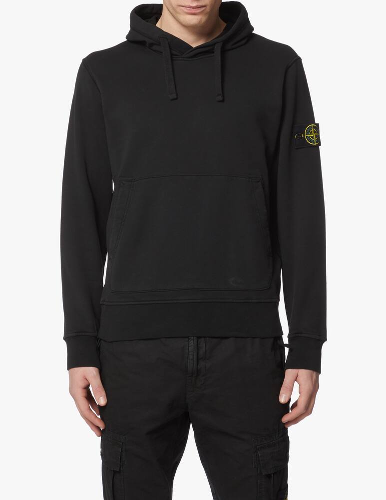 Stone Island Felpa con cappuccio cap - nero - immagine 3 Stone Island Felpa con cappuccio cap - nero - immagine 3