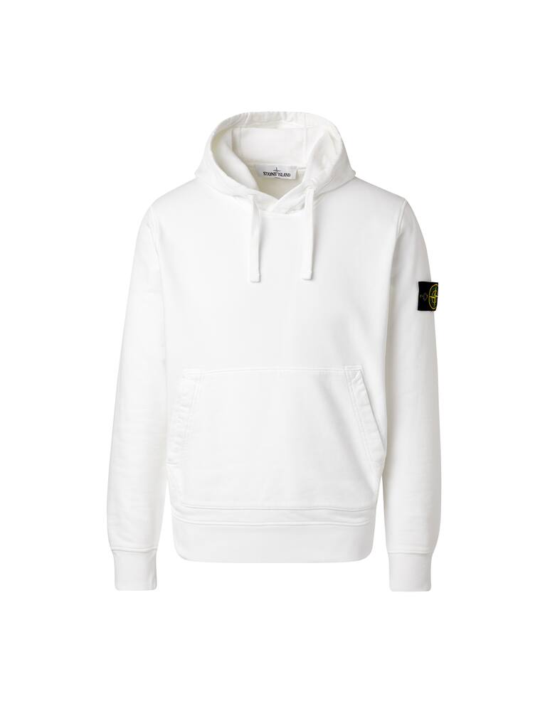 rinascente Stone Island Felpa con cappuccio cap - bianco