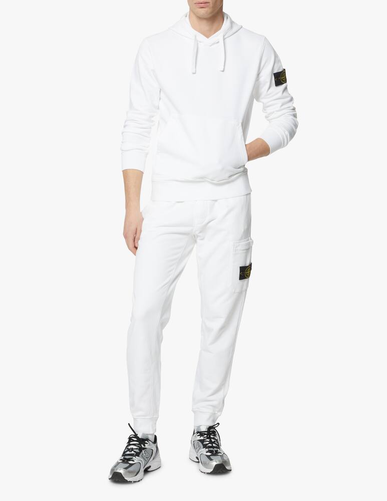 rinascente Stone Island Felpa con cappuccio cap - bianco