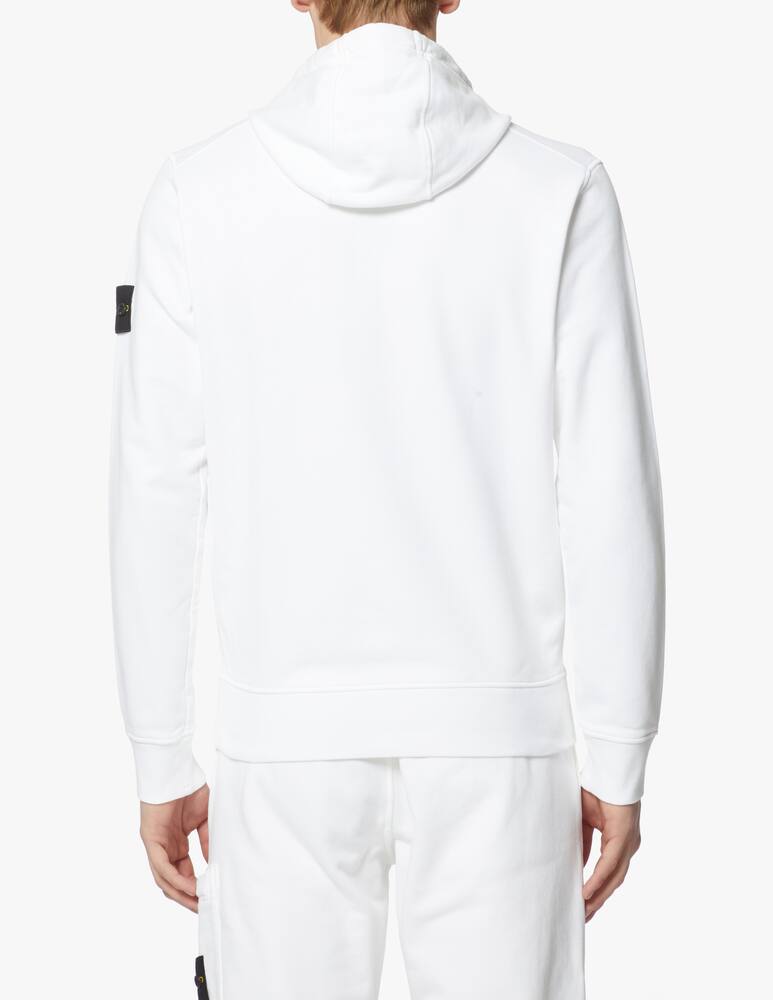 rinascente Stone Island Felpa con cappuccio cap - bianco