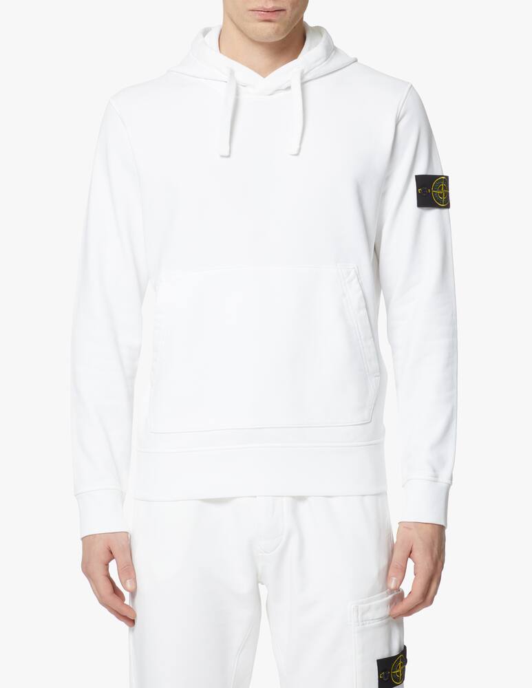 rinascente Stone Island Felpa con cappuccio cap - bianco