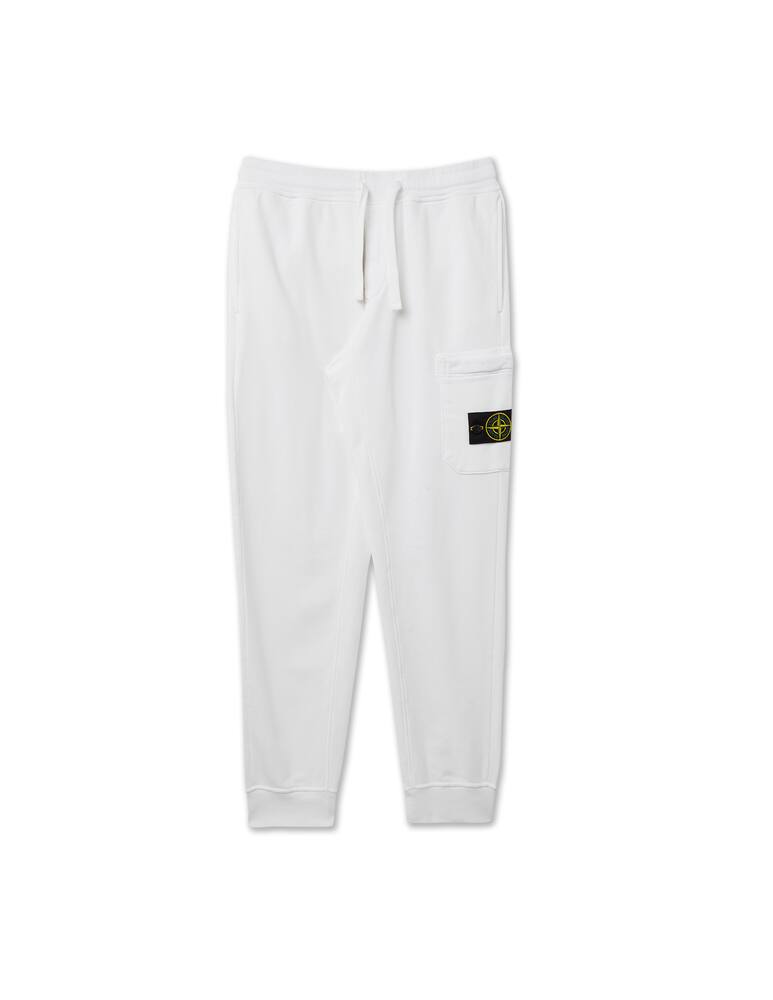 rinascente Stone Island Pantalone lungo in felpa - bianco