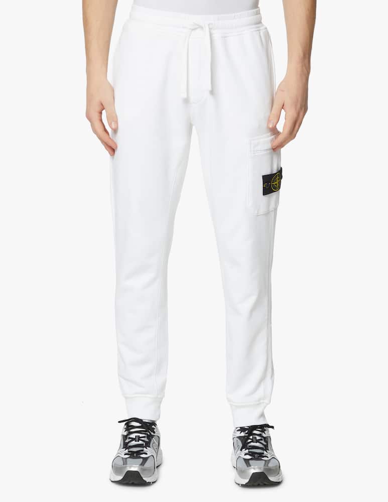 rinascente Stone Island Pantalone lungo in felpa - bianco