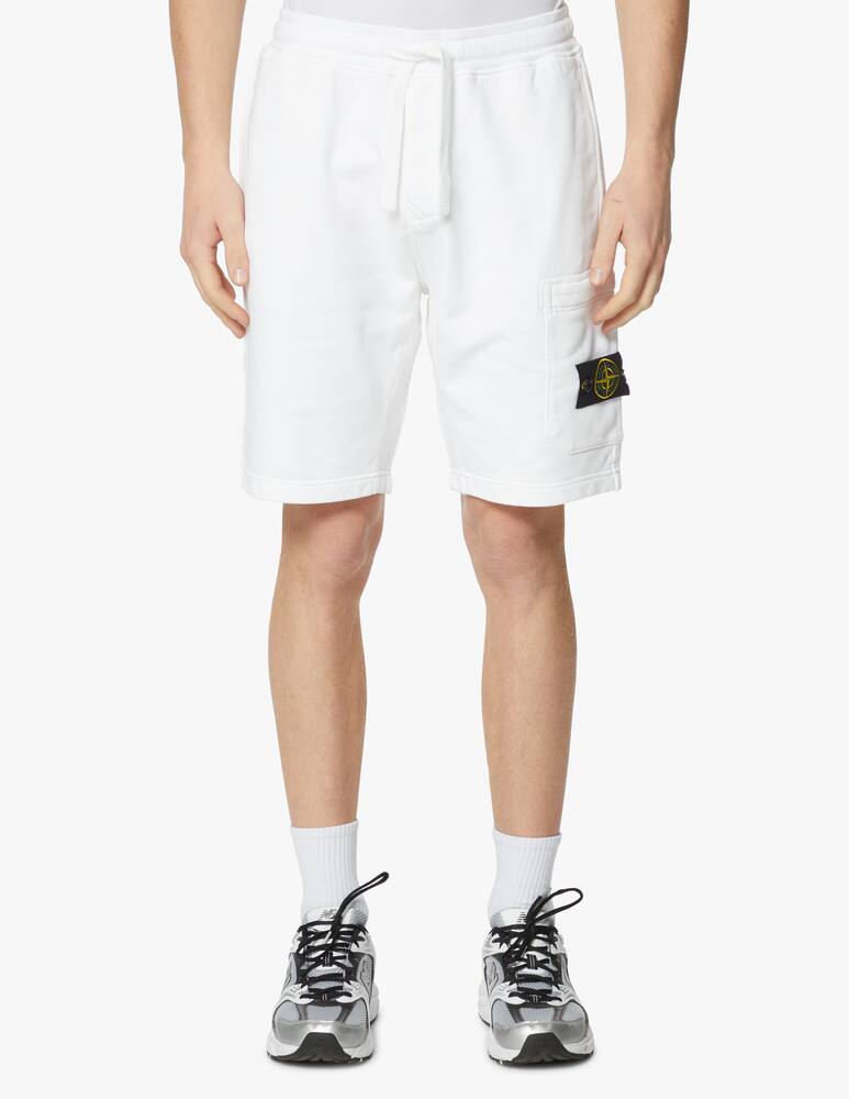 rinascente Stone Island Sweatshorts - white