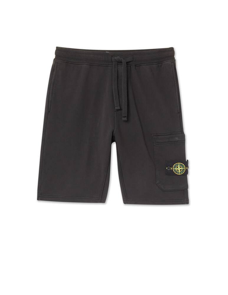 rinascente Stone Island Pantaloni corti felpa - nero