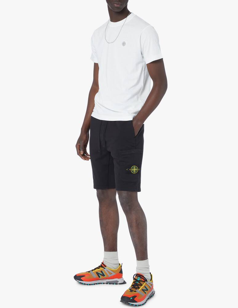 rinascente Stone Island Pantaloni corti felpa - nero