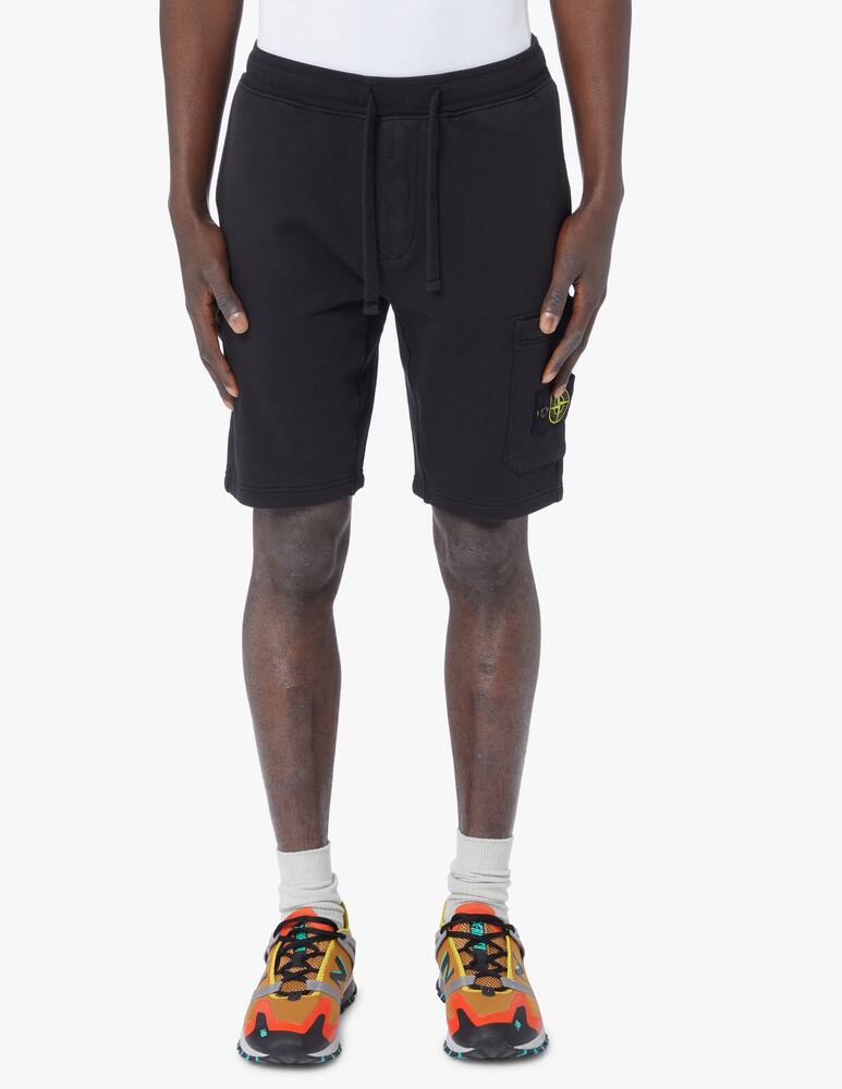 rinascente Stone Island Pantaloni corti felpa - nero