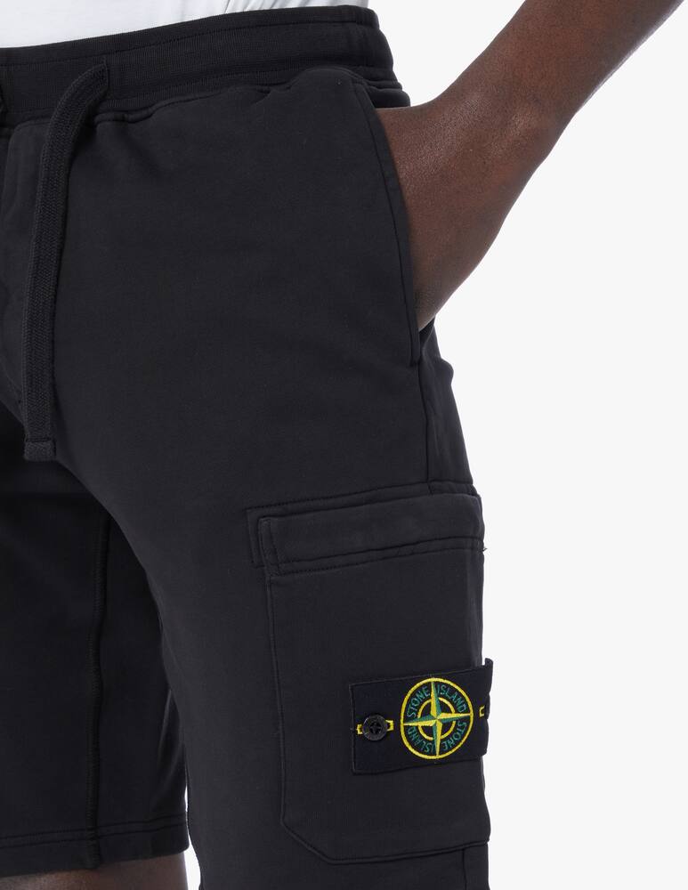 rinascente Stone Island Pantaloni corti felpa - nero