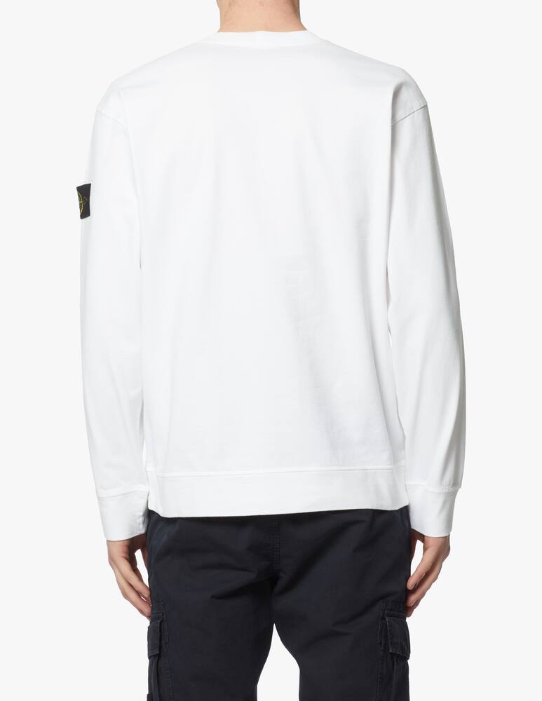 rinascente Stone Island Light jersey roundneck sweatshirt - white
