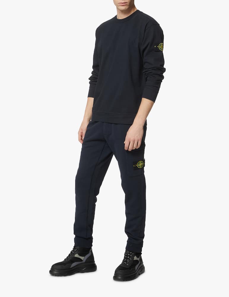 rinascente Stone Island Felpa girocollo light jersey - blu