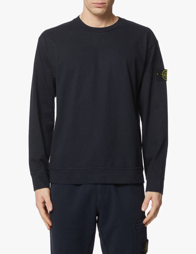 rinascente Stone Island Felpa girocollo light jersey - blu