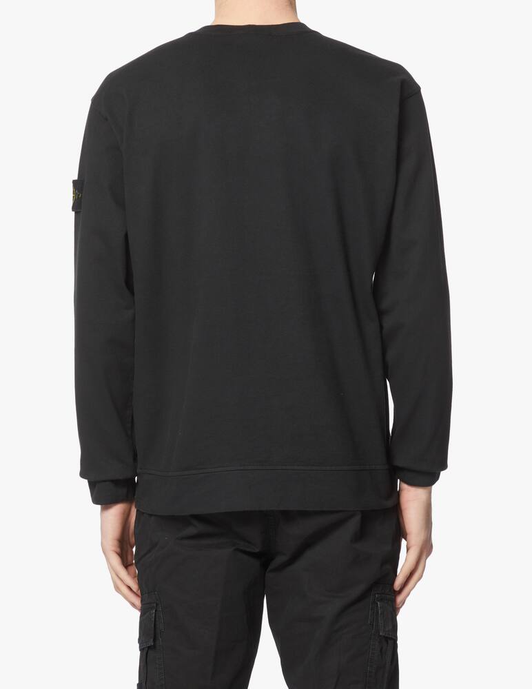 rinascente Stone Island Light jersey roundneck sweatshirt - black