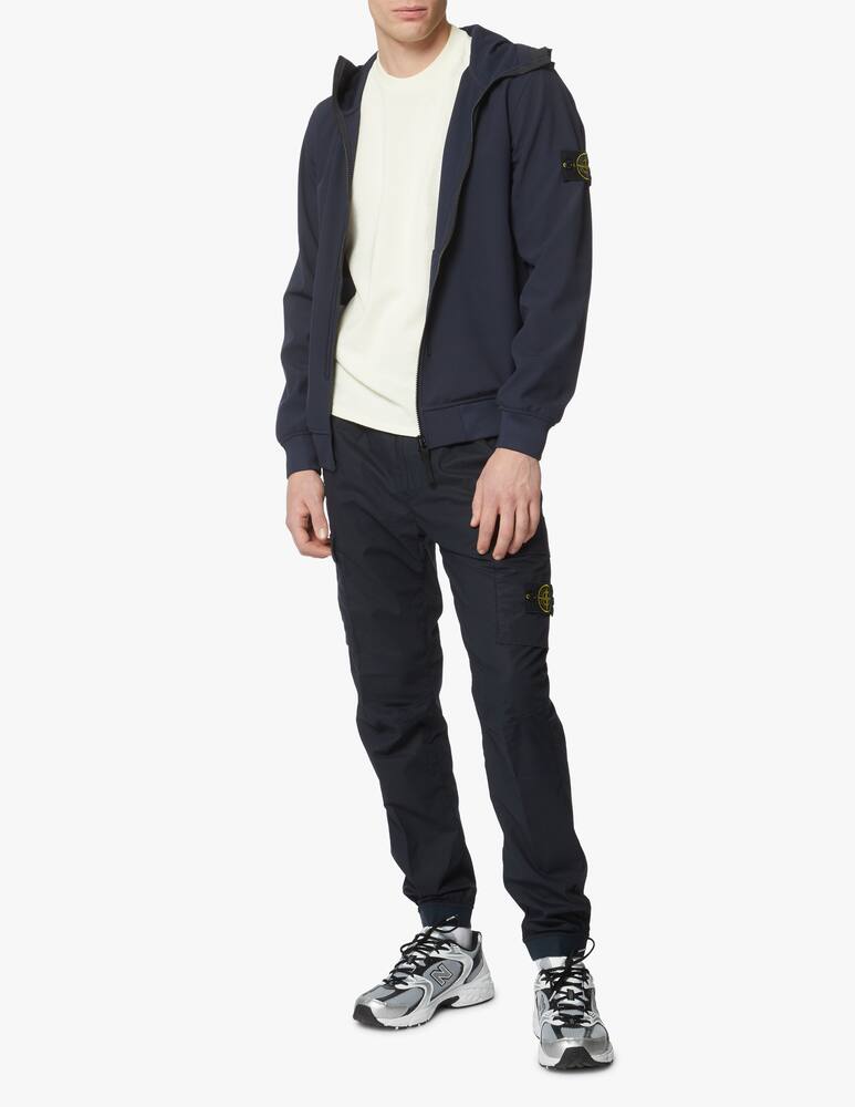 rinascente Stone Island Hooded softchell jacket - blue
