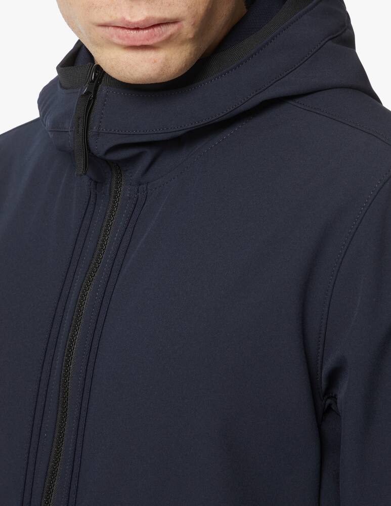 rinascente Stone Island Hooded softchell jacket - blue