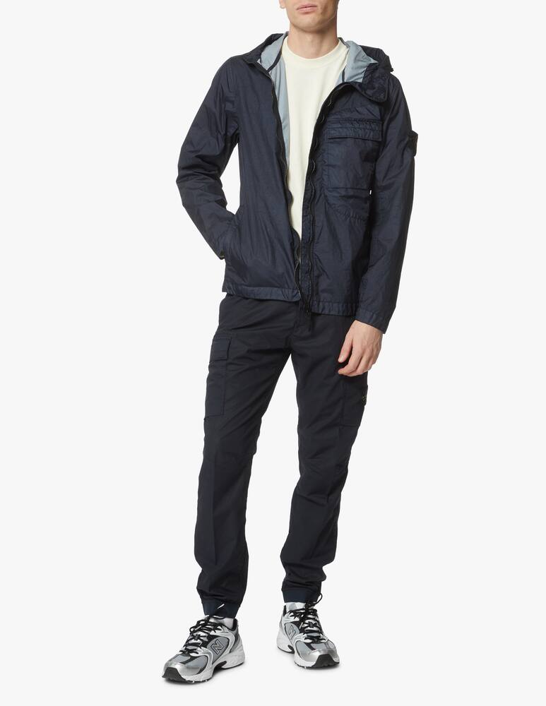rinascente Stone Island Giacca con cappuccio membrana - blu