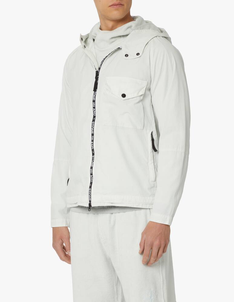 Stone Island Giacca con cappuccio con logo easy summer - grigio - immagine 1 Stone Island Giacca con cappuccio con logo easy summer - grigio - immagine 1